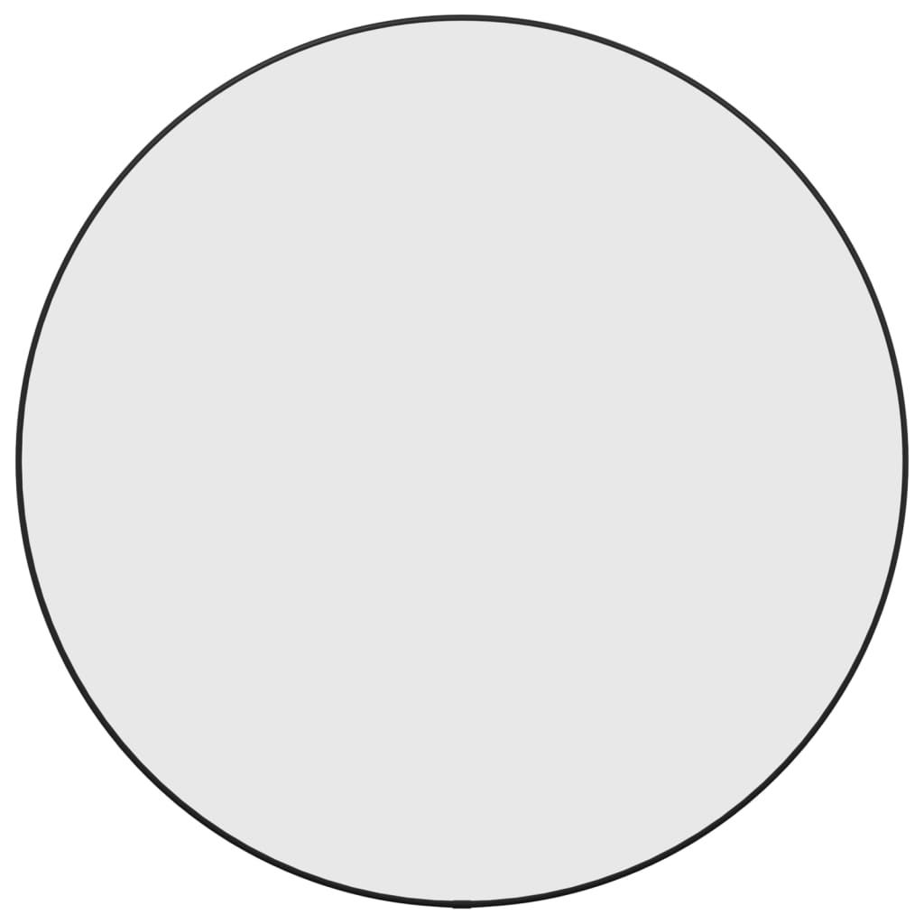 Wandspiegel Schwarz Ø 60 cm Rund