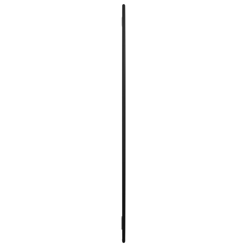 Wandspiegel Schwarz Ø 60 cm Rund