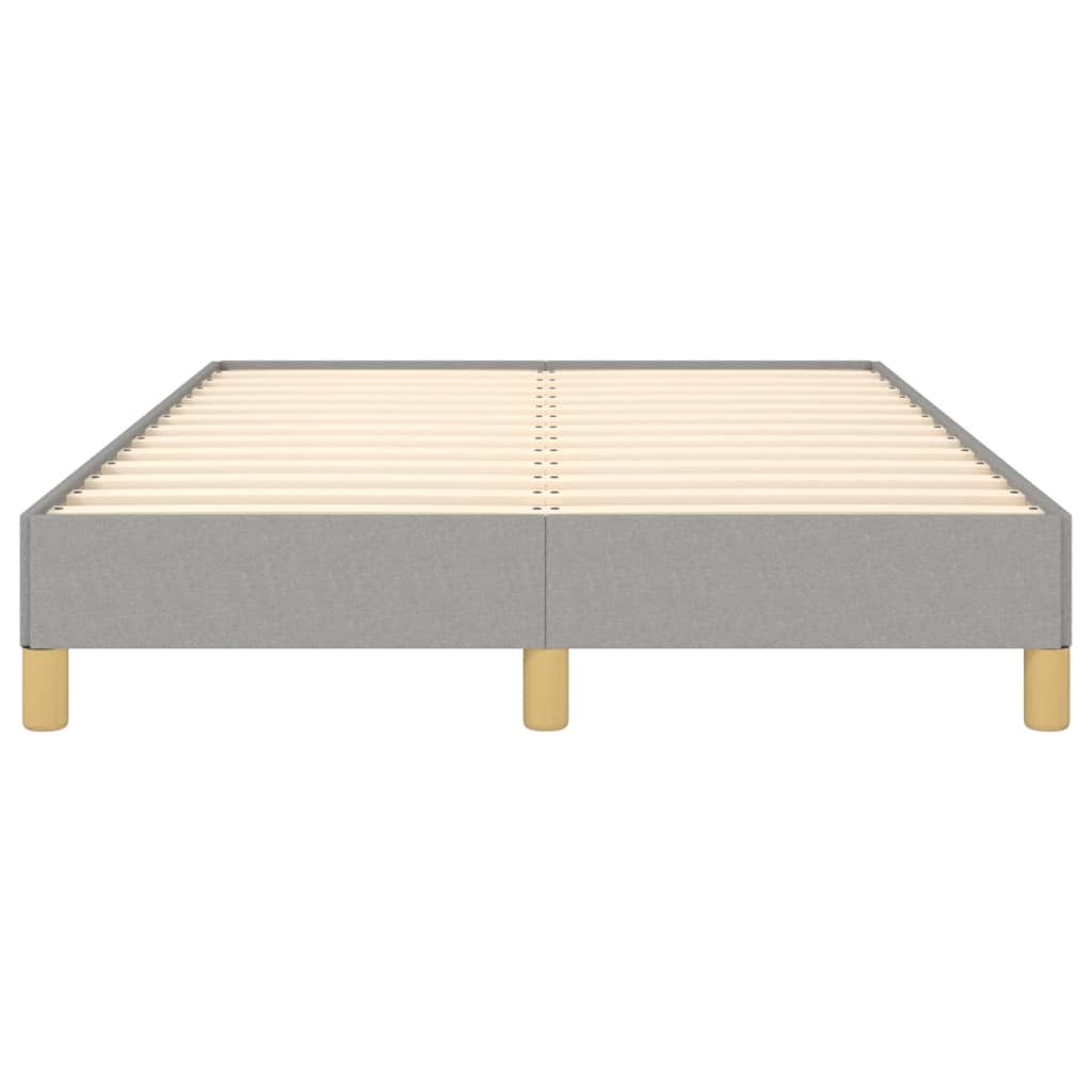 Bettgestell Hellgrau 120x200 cm Stoff