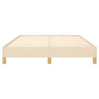 Thumbnail for Bettgestell Creme 140x190 cm Stoff