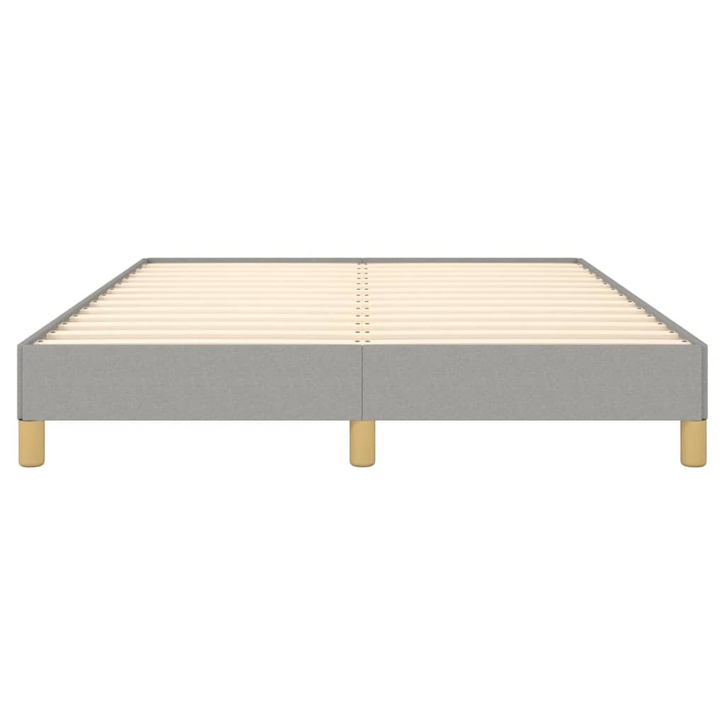 Bettgestell Hellgrau 160x200 cm Stoff