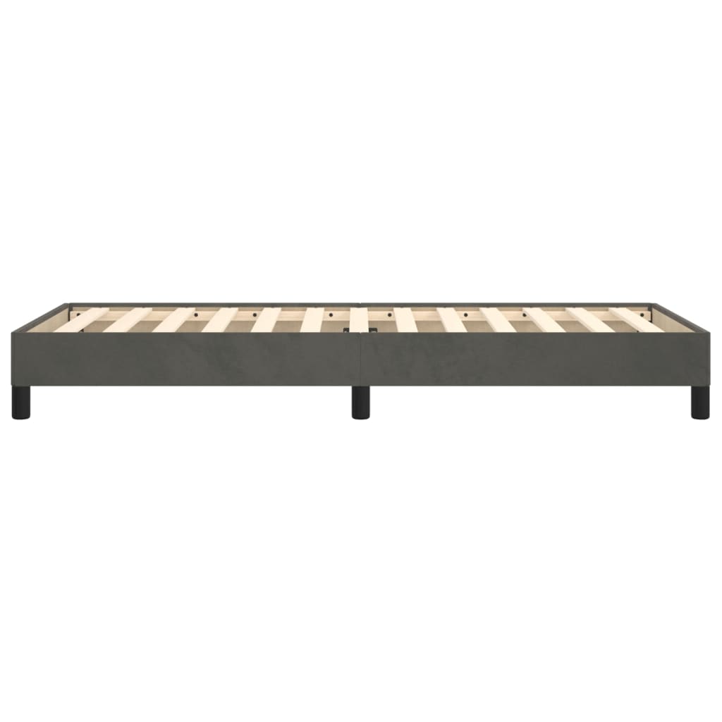 Bettgestell Dunkelgrau 90x200 cm Samt
