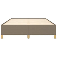 Thumbnail for Bettgestell Taupe 140x190 cm Stoff