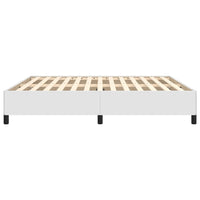 Thumbnail for Bettgestell Weiß 160x200 cm Kunstleder