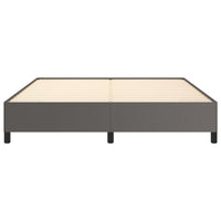 Thumbnail for Bettgestell Grau 160x200 cm Kunstleder