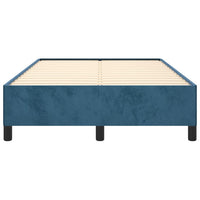 Thumbnail for Bettgestell Dunkelblau 120x200 cm Samt