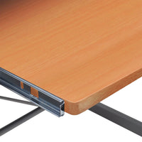 Thumbnail for Eck-Computertisch Braun 132x112x99 cm Holzwerkstoff