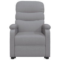 Thumbnail for Relaxsessel mit Aufstehhilfe Hellgrau Stoff