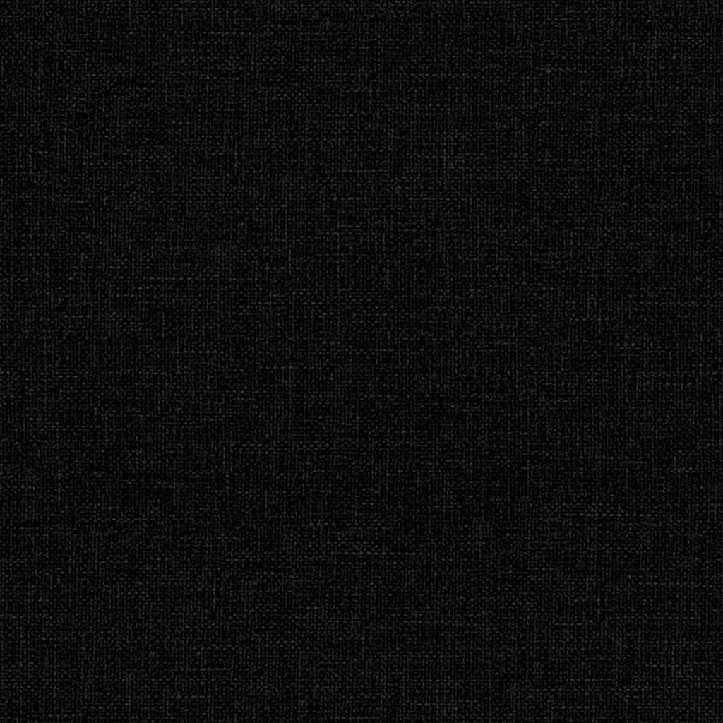 Relaxsessel mit Aufstehhilfe Schwarz Stoff