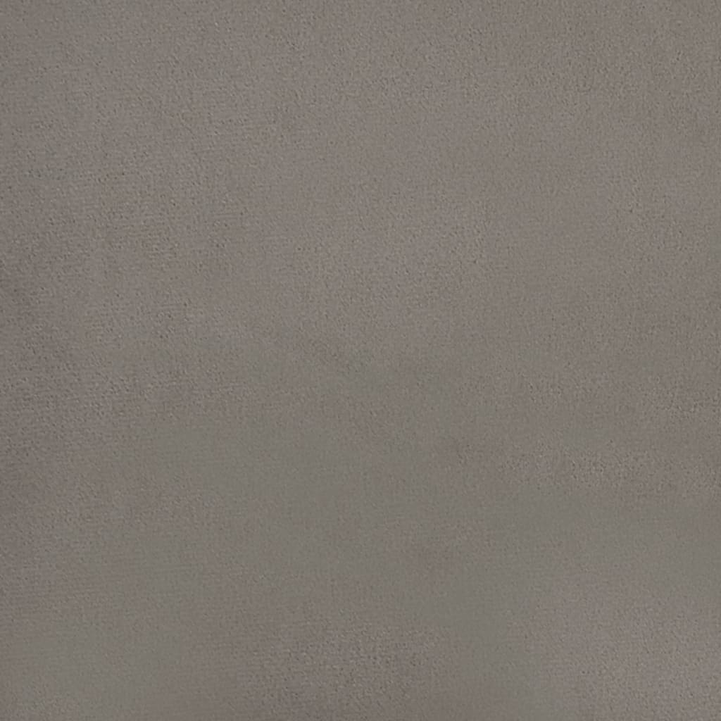 Sessel Hellgrau 60 cm Samt