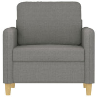 Thumbnail for 1-Sitzer-Sofa Dunkelgrau 60 cm Stoff