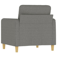 Thumbnail for 1-Sitzer-Sofa Dunkelgrau 60 cm Stoff