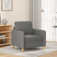 Thumbnail for 1-Sitzer-Sofa Dunkelgrau 60 cm Stoff