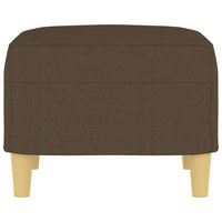 Thumbnail for Fußhocker Braun 60x50x41 cm Stoff