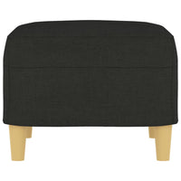 Thumbnail for Fußhocker Schwarz 60x50x41 cm Stoff