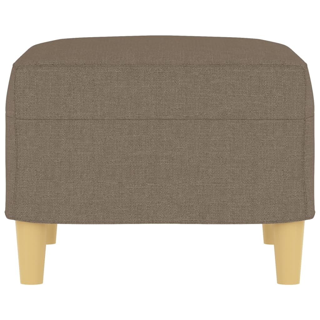 Fußhocker Taupe 60x50x41 cm Stoff