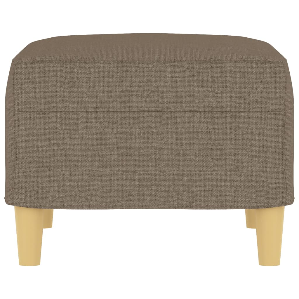 Fußhocker Taupe 60x50x41 cm Stoff