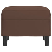 Thumbnail for Fußhocker Braun 60x50x41 cm Kunstleder