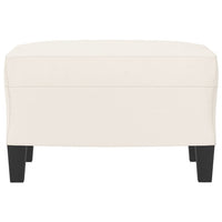 Thumbnail for Fußhocker Creme 60x50x41 cm Kunstleder