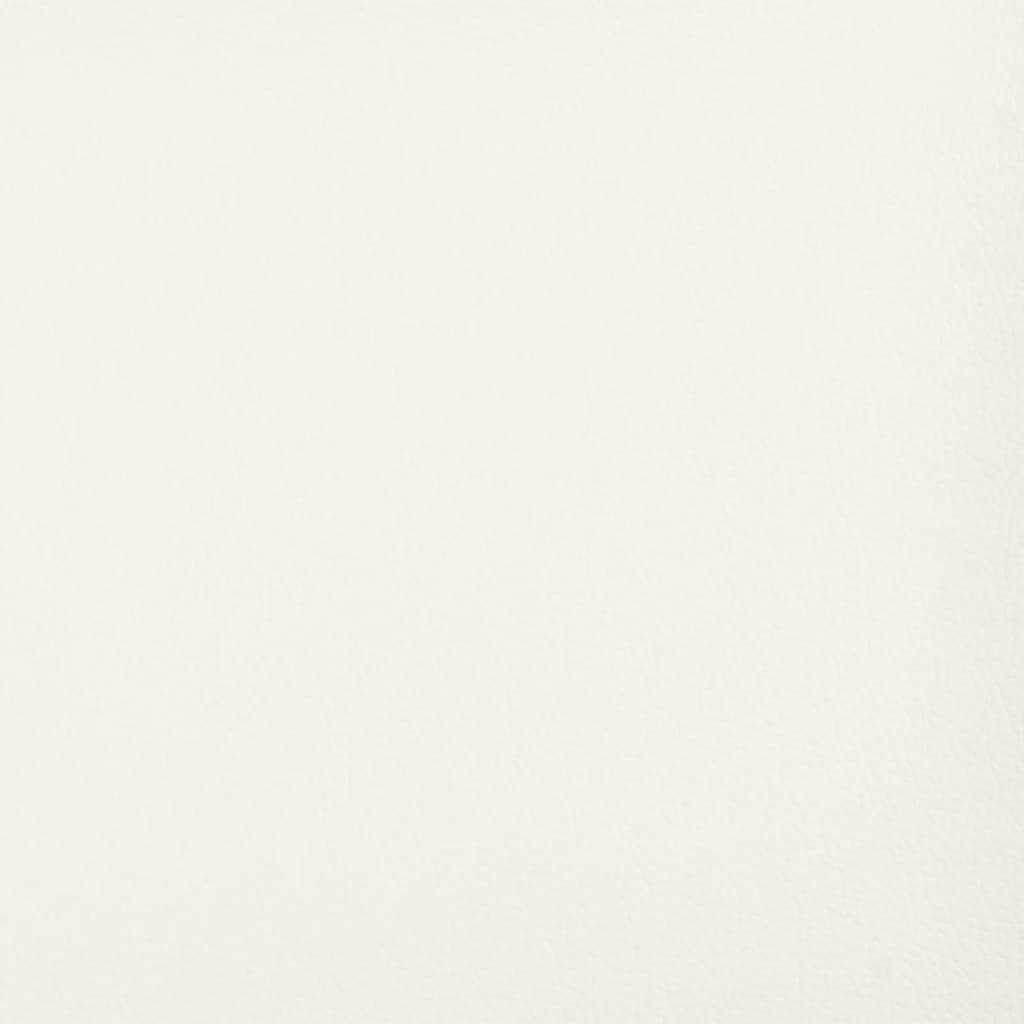 Fußhocker Creme 60x50x41 cm Kunstleder