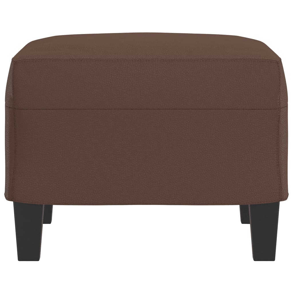 Fußhocker Braun 60x50x41 cm Kunstleder