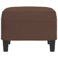Thumbnail for Fußhocker Braun 60x50x41 cm Kunstleder
