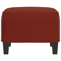 Thumbnail for Fußhocker Weinrot 60x50x41 cm Kunstleder
