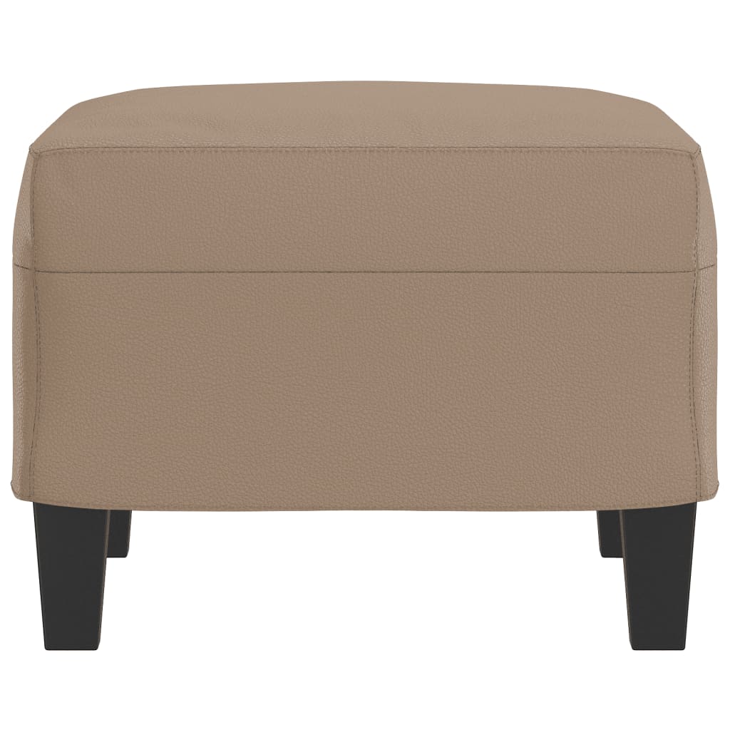 Fußhocker Cappuccino-Braun 60x50x41 cm Kunstleder