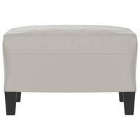 Thumbnail for Fußhocker Hellgrau 60x50x41 cm Mikrofasergewebe