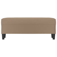 Thumbnail for Sitzbank Cappuccino-Braun 100x35x41 cm Kunstleder