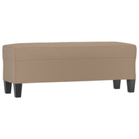 Thumbnail for Sitzbank Cappuccino-Braun 100x35x41 cm Kunstleder