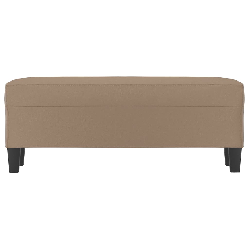 Sitzbank Cappuccino-Braun 100x35x41 cm Kunstleder