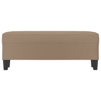 Thumbnail for Sitzbank Cappuccino-Braun 100x35x41 cm Kunstleder