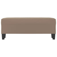 Thumbnail for Sitzbank Taupe 100x35x41 cm Mikrofasergewebe