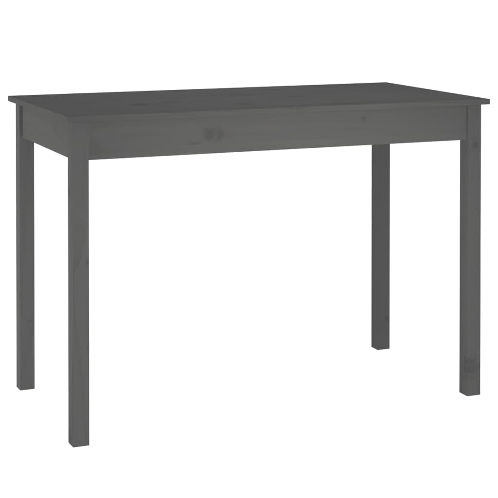 Esstisch Grau 110x55x75 cm Massivholz Kiefer
