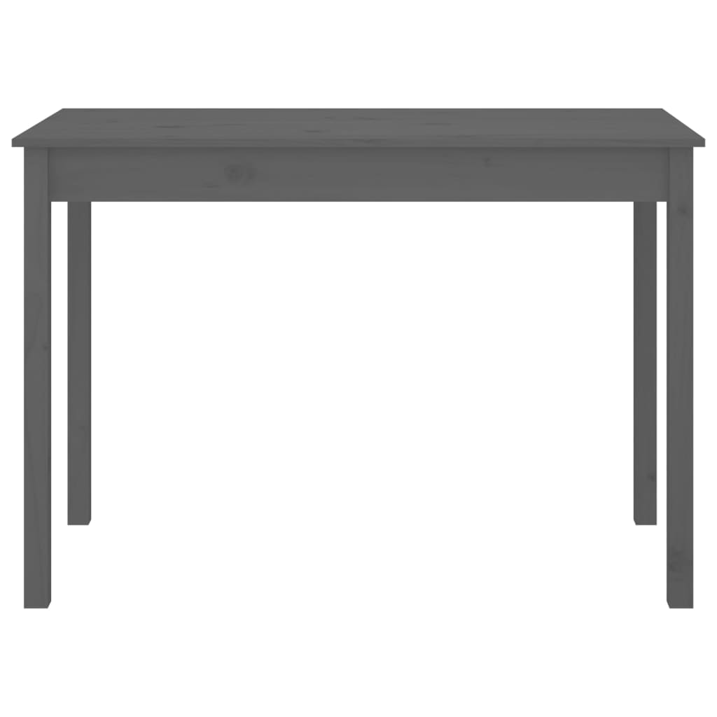 Esstisch Grau 110x55x75 cm Massivholz Kiefer