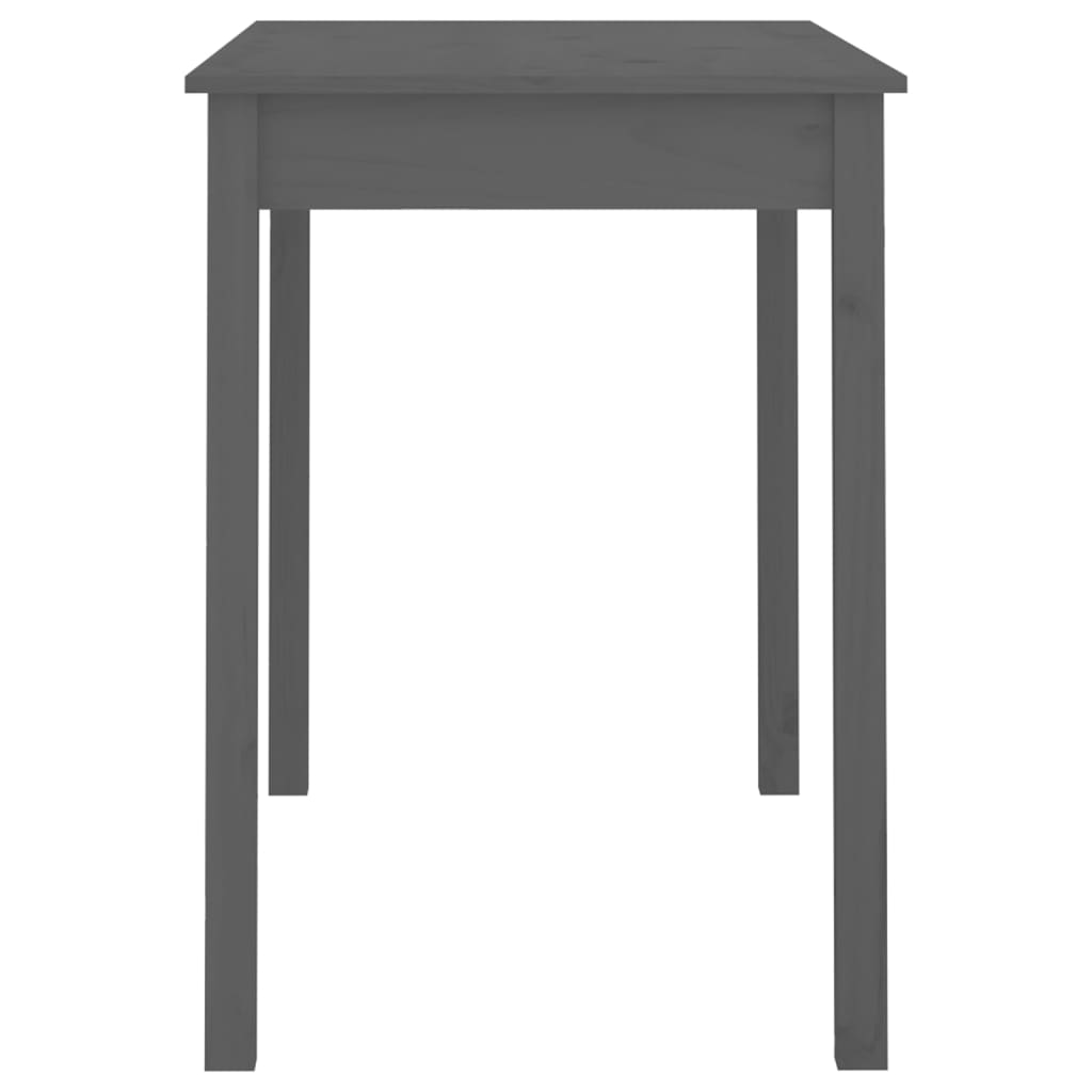 Esstisch Grau 110x55x75 cm Massivholz Kiefer