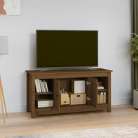 Thumbnail for TV-Schrank Honigbraun 103x36,5x52 cm Massivholz Kiefer