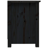 Thumbnail for TV-Schrank Schwarz 70x36,5x52 cm Massivholz Kiefer