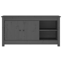 Thumbnail for TV-Schrank Grau 103x36,5x52 cm Massivholz Kiefer