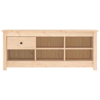 Thumbnail for Schuhschrank 110x38x45,5 cm Massivholz Kiefer
