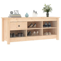 Thumbnail for Schuhschrank 110x38x45,5 cm Massivholz Kiefer