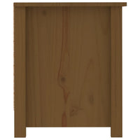 Thumbnail for Schuhschrank Honigbraun 110x38x45,5 cm Massivholz Kiefer
