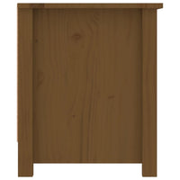 Thumbnail for Schuhschrank Honigbraun 110x38x45,5 cm Massivholz Kiefer