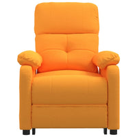 Thumbnail for Massagesessel Elektrisch Dunkelgelb Stoff