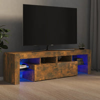 Thumbnail for TV-Schrank mit LED-Leuchten Räuchereiche 140x36,5x40 cm