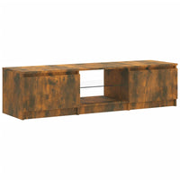 Thumbnail for TV-Schrank mit LED-Leuchten Räuchereiche 140x40x35,5 cm