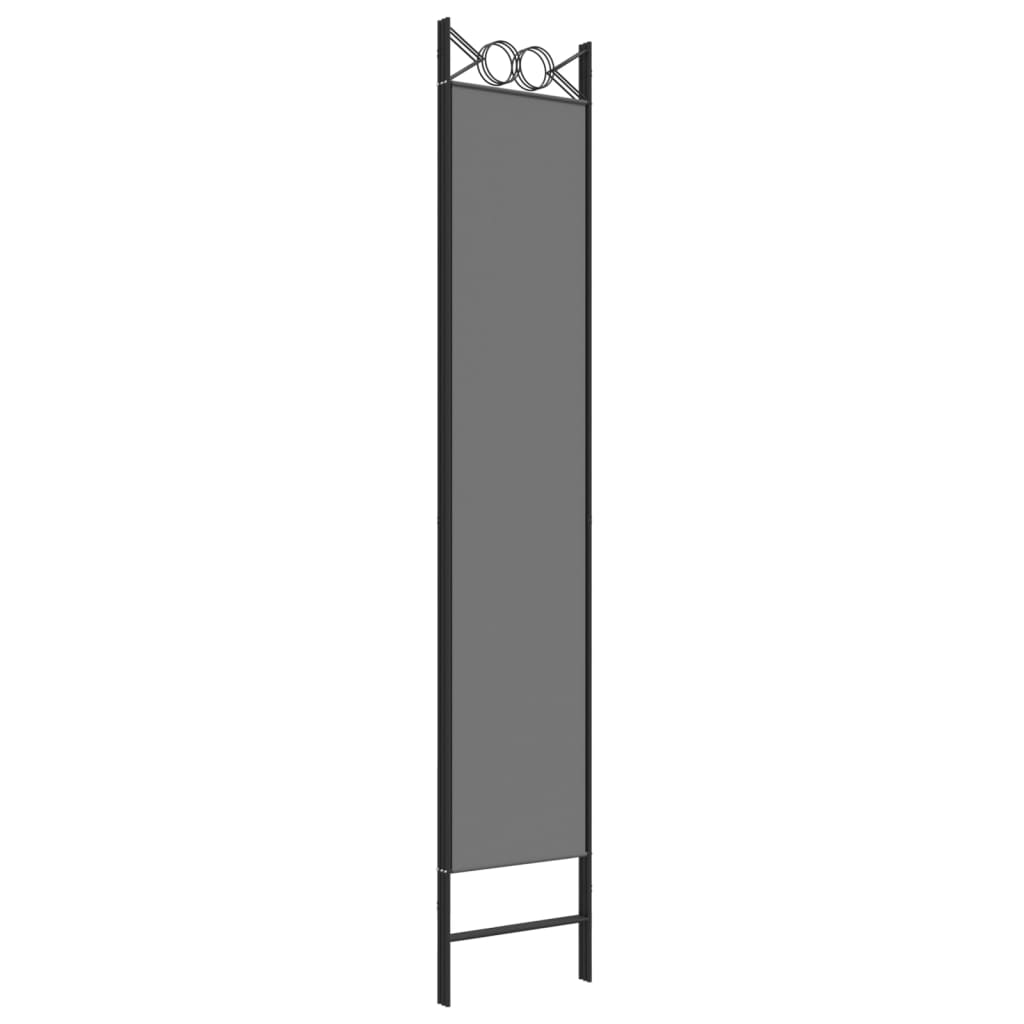 vidaXL 3-tlg. Paravent Anthrazit 120x220 cm Stoff