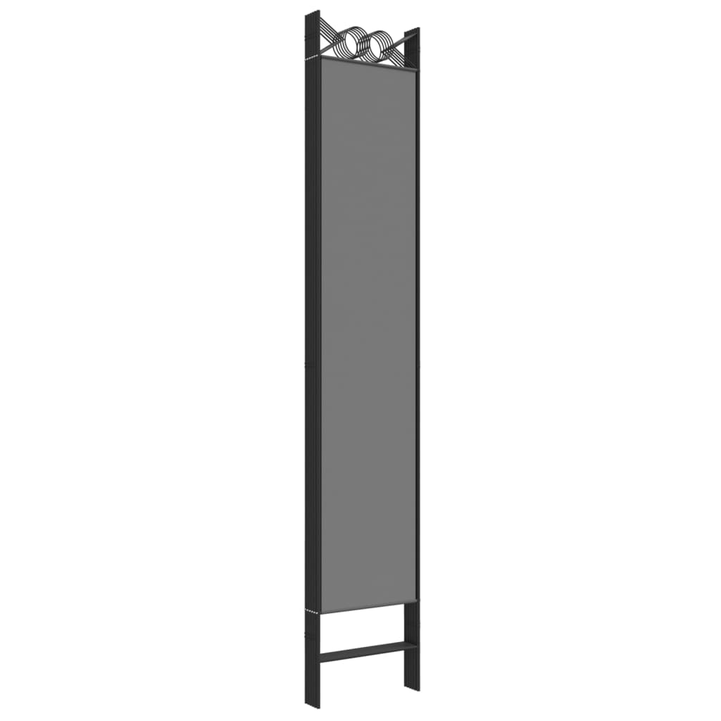vidaXL 6-tlg. Paravent Anthrazit 240x220 cm Stoff
