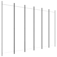 Thumbnail for 6-tlg. Paravent Weiß 300x200 cm Stoff